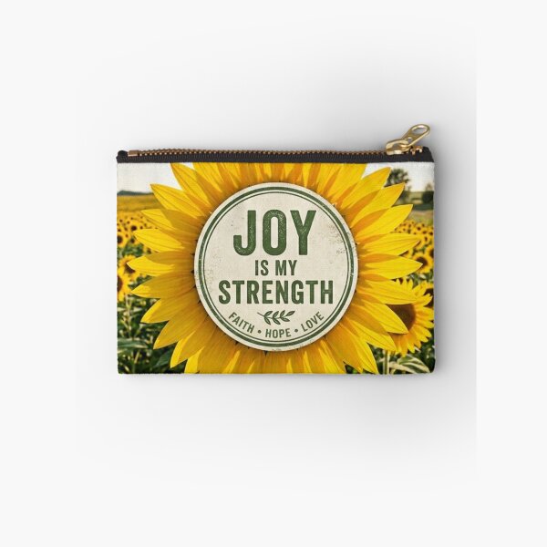 Item preview, Joy Is My Strength Sunflower Faith Tee designed and sold by Dreprogress.
