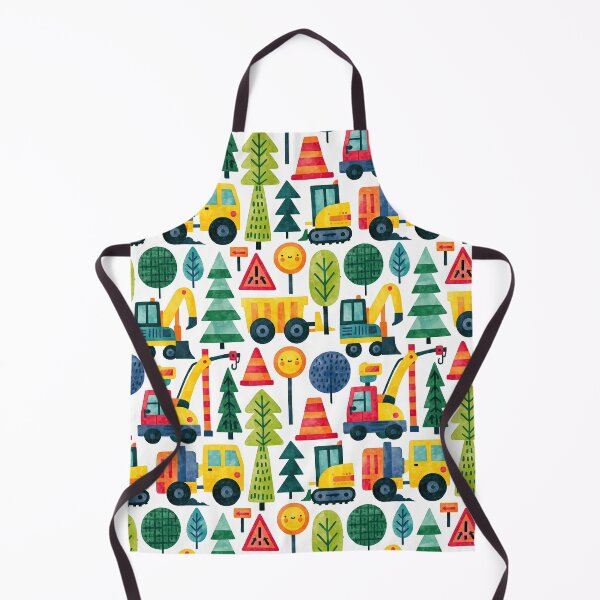 Item preview, Colorful Toy Trucks and Pine Trees Seamless Pattern designed and sold by Piotrek0001.