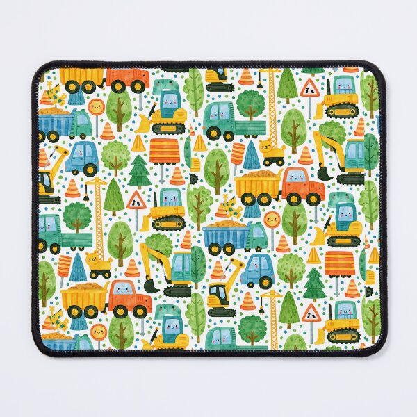 Item preview, Busy Construction and Traffic Signs Kids Pattern designed and sold by Piotrek0001.
