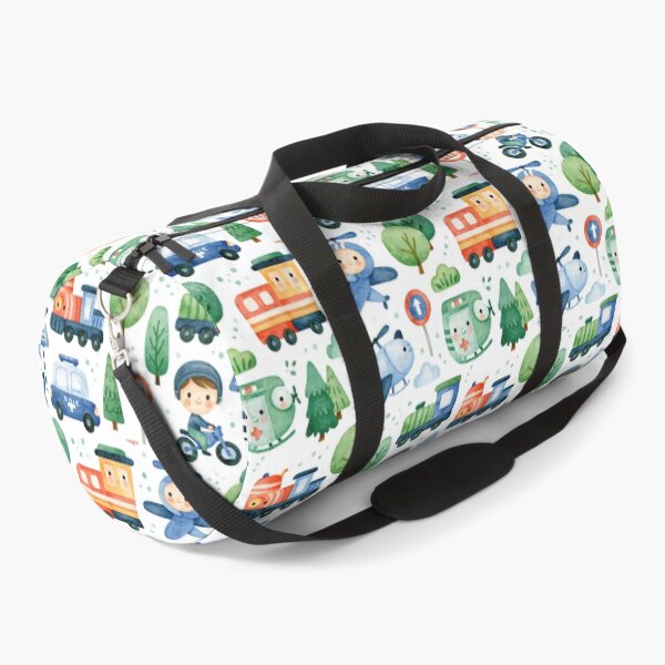 Item preview, Cute Blue Airplanes and Police Cars Seamless Pattern designed and sold by Piotrek0001.
