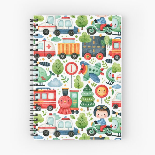 Item preview, Emergency Vehicles and Red Train Nursery Pattern designed and sold by Piotrek0001.