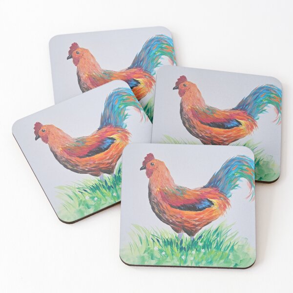 Item preview, Sunrise Strut Rooster designed and sold by Art Mill Collective.