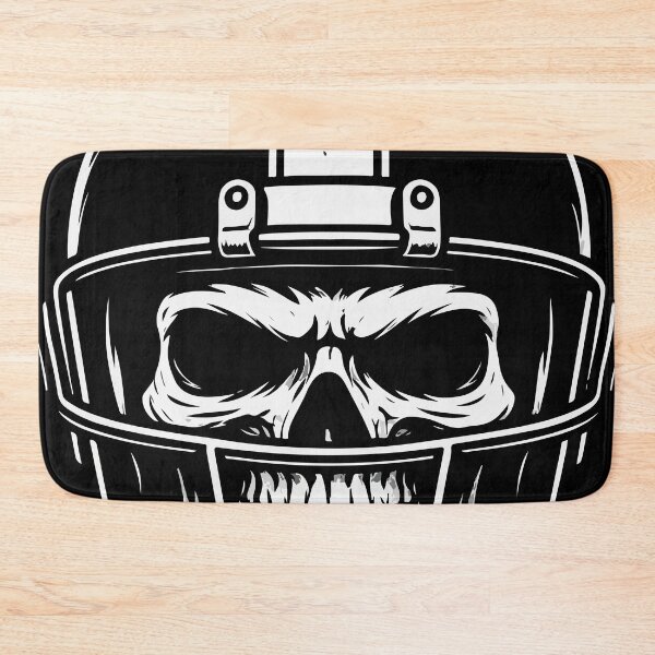 Item preview, skull wearing a football helmet designed and sold by Brexmore3.