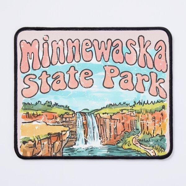 Item preview, Minnewaska State Park NY Cute Pastel Landscape Watercolor  designed and sold by HowToCanadian.