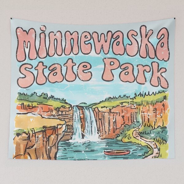 Item preview, Minnewaska State Park NY Cute Pastel Landscape Watercolor  designed and sold by HowToCanadian.
