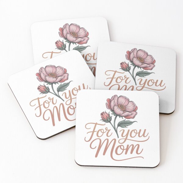 Item preview, For You Mom – Elegant Floral Typography Mother’s Day Design designed and sold by BlueMile.