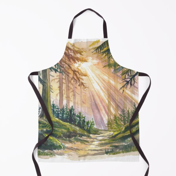 Item preview, Black Forest Sunlight Painting – Germany Woodland Light Rays Art Print, Nature Wall Art, Calm Gift designed and sold by artshop77.