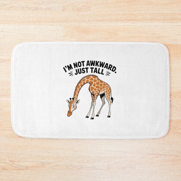 Item preview, I’m Not Awkward. Just Tall Funny Giraffe Shirt Tall People Humor designed and sold by Cool-cat-art.