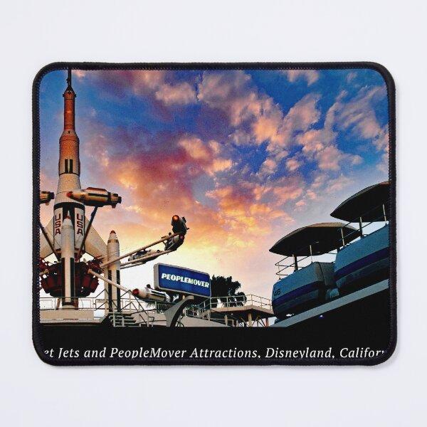 Item preview, Rocket Jets and PeopleMover Attractions, Disneyland, California designed and sold by AMacGPhilly.