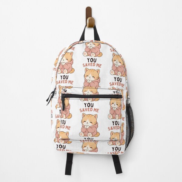 Item preview, You Saved Me Cat | Cute Kawaii Aesthetic | Rescue Cat Design designed and sold by The Mood Index.