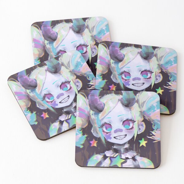 Item preview, Pastel Horned Demon Girl Smile designed and sold by bubblegoth.