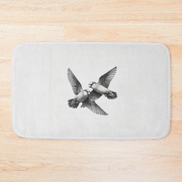 Item preview, A pair of Lovebirds in mid-flight, Birds in Motion designed and sold by CDC40.