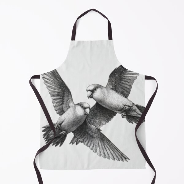 Item preview, A pair of Lovebirds in mid-flight, Birds in Motion designed and sold by CDC40.