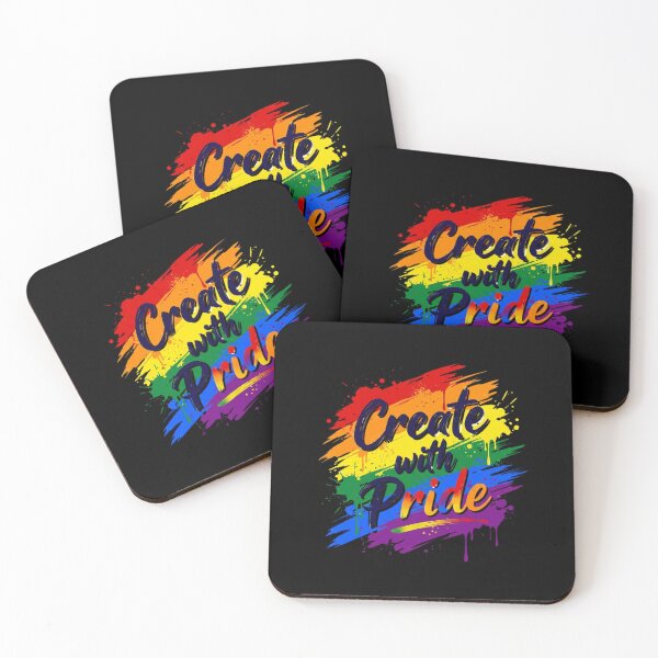 Item preview, Create With Pride Artist Gift – LGBTQ Designer Creative Rainbow Pride Month Idea designed and sold by Im-Ara.