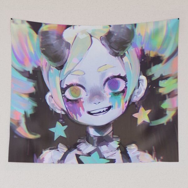 Item preview, Kawaii Pastel Demon Star Girl designed and sold by bubblegoth.