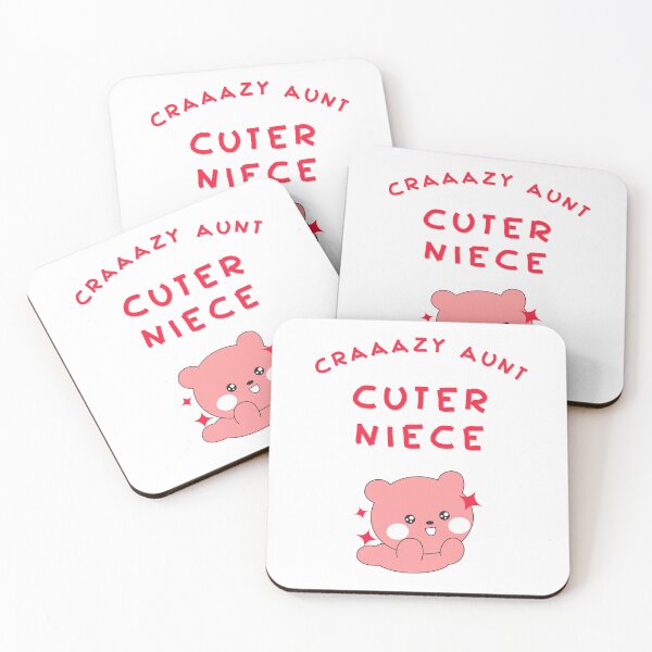 Item preview, Crazy Aunt Cuter Niece Funny Cute Bear Design – Family Humor Gift designed and sold by Lalala cute.