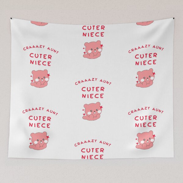 Item preview, Crazy Aunt Cuter Niece Funny Cute Bear Design – Family Humor Gift designed and sold by Lalala cute.