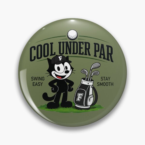 Item preview, Cool Under Par – Retro Golf Confidence Tee designed and sold by VoglR.