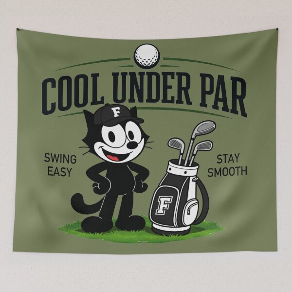 Item preview, Cool Under Par – Tee de golf retro que inspira confianza designed and sold by VoglR.