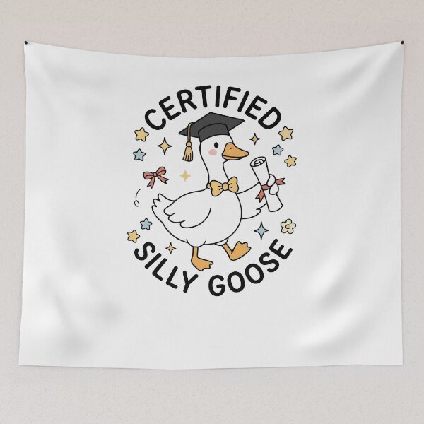 Item preview, Graduación certificada de Silly Goose designed and sold by krystalRomanart.