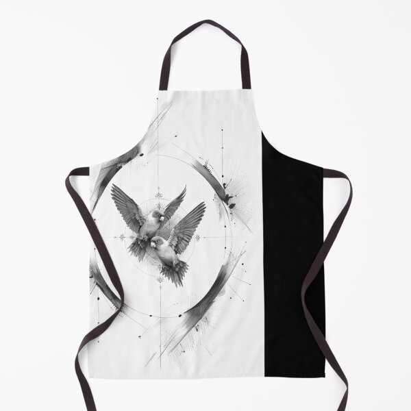 Item preview, A pair of Lovebirds in mid-flight, Birds in Motion designed and sold by CDC40.