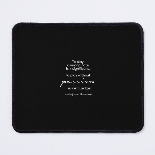 Item preview, Beethoven Quote--Music without Passion is Inexcusable designed and sold by wardpowerslamon.