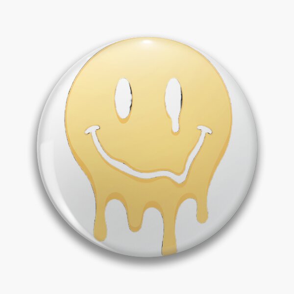 Item preview, Melting Happy Face Vaporwave Sticker designed and sold by LYZ7VANI.