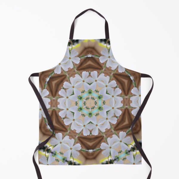 Aperçu de l'œuvre White Phlox Floral Mandala – Intricate Botanical Pattern créée et vendue par SilentBloomLab.