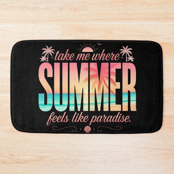 Item preview, Take Me Where Summer Feels Like Paradise Retro Beach designed and sold by JerdbordinShop.