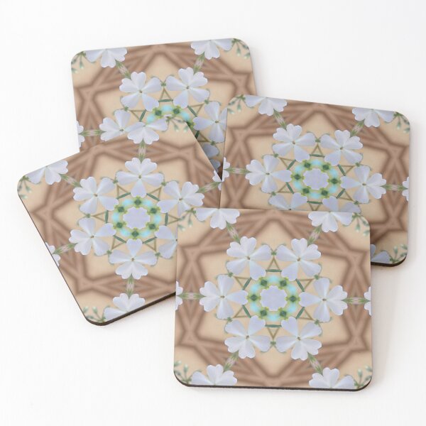 Item preview, White Phlox Floral Mandala – Balanced Botanical Design designed and sold by SilentBloomLab.