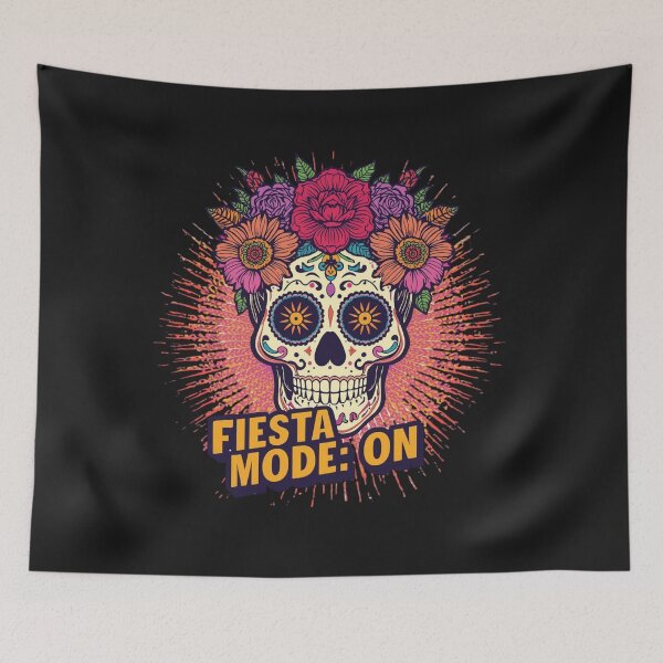 Item preview, Sugar Skull Fiesta Mode designed and sold by Zakrytos ★★★★★.