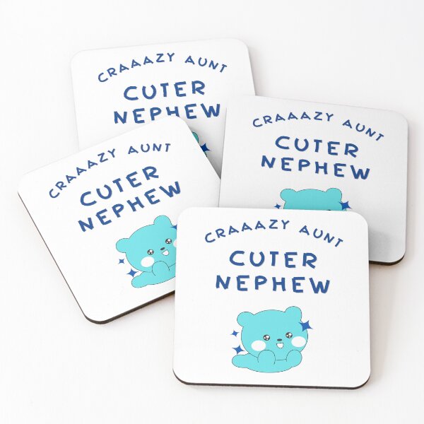 Item preview, Crazy Aunt Cuter Nephew Funny Cute Bear Design – Family Gift designed and sold by Lalala cute.