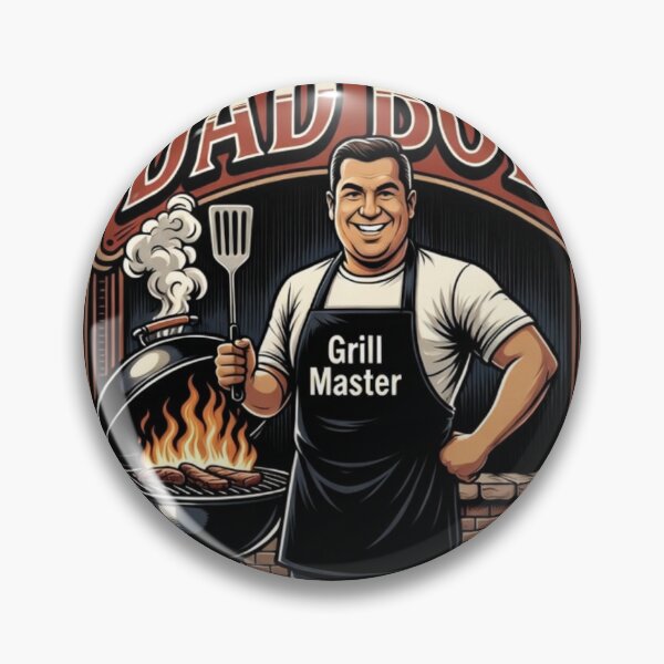 Item preview, Dad Bod In Progress Grill Master Funny Dad Tee designed and sold by YMLux.