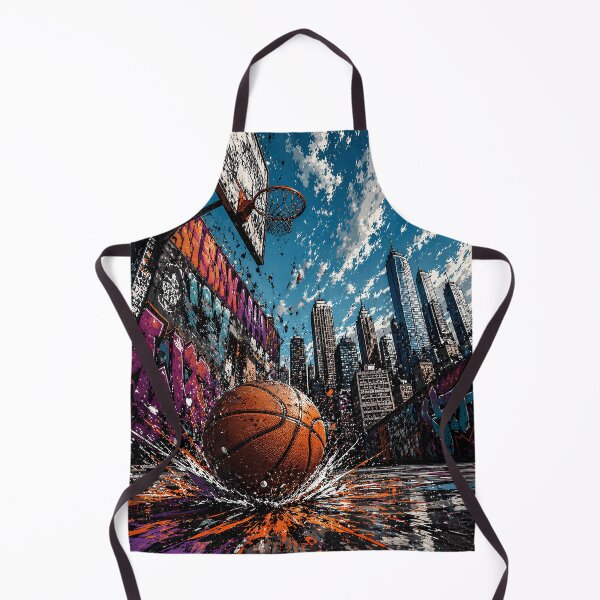 Item preview, Basketball Graffiti Urban Art City Skyline designed and sold by Iba.