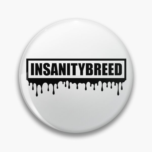 Item preview, insanitybreed Dripping Black Box Logo | Minimal Streetwear Graphic Tee designed and sold by INSANITYBREED.