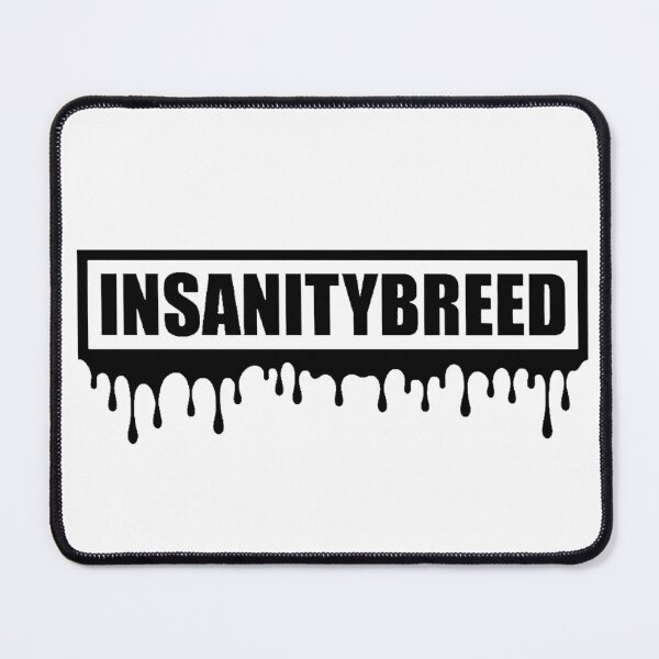 Item preview, insanitybreed Dripping Black Box Logo | Minimal Streetwear Graphic Tee designed and sold by INSANITYBREED.