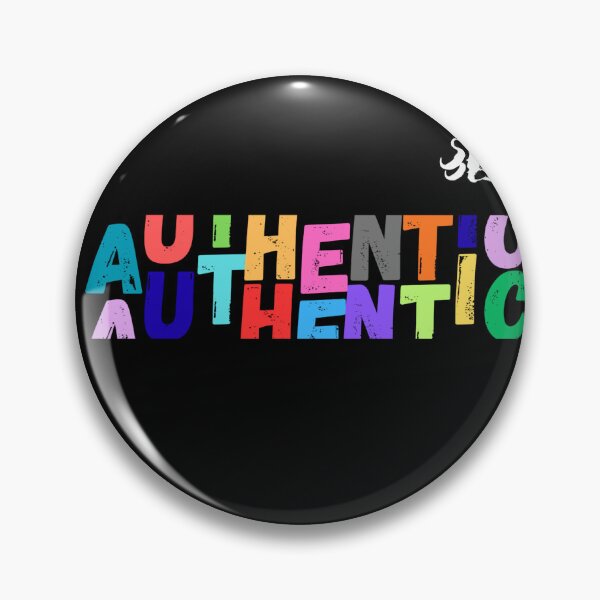 Item preview, Authentic Self - Colorful Retro Typography Art designed and sold by thazinart.
