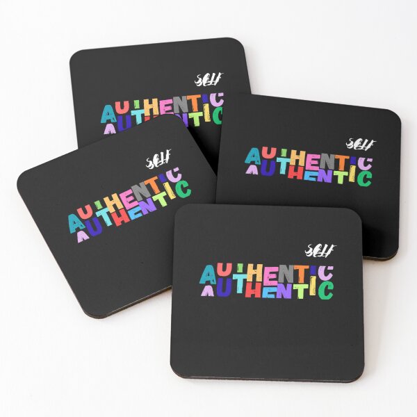 Item preview, Authentic Self - Colorful Retro Typography Art designed and sold by thazinart.