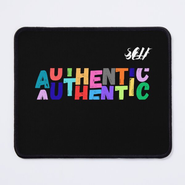 Item preview, Authentic Self - Colorful Retro Typography Art designed and sold by thazinart.