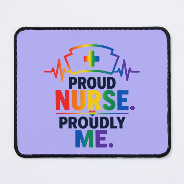 Item preview, Proud LGBTQ Nurse Life – Rainbow Healthcare Worker Pride Month Gift Idea designed and sold by Im-Ara.