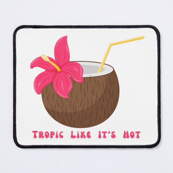 Item preview, Tropic Like It’s Hot | Coconut Drink Retro Summer Design designed and sold by MagySale.