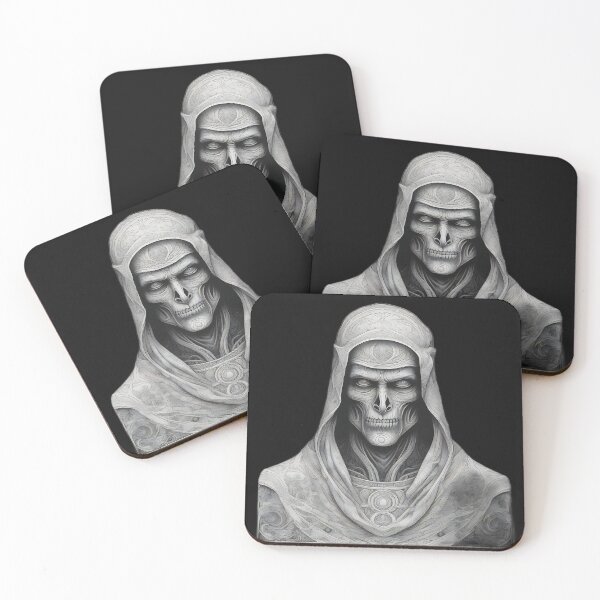 Item preview, Ancient Lich Priest in Gothic Etching Style designed and sold by DarkOriginArts.