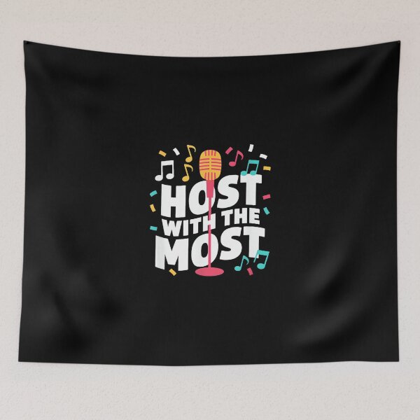 Item preview, Host with The Most Karaoke Night Mic designed and sold by wardpowerslamon.