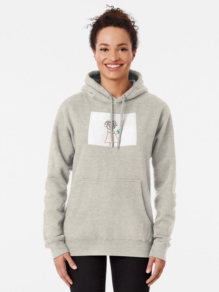 Alternate view of Jenny Quips: Toothpaste! Pullover Hoodie