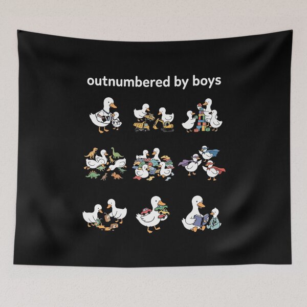 Item preview, Outnumbered By Boys Mom Life Mother Sons Parenting designed and sold by FormalDehyena.