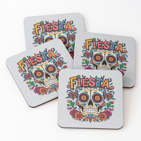 Item preview, Fiesta Mode On Sugar Skull designed and sold by Zakrytos ★★★★★.