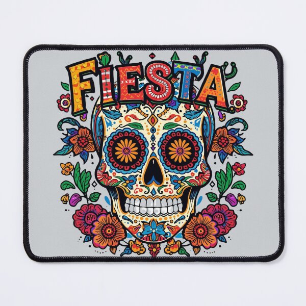 Item preview, Fiesta Mode On Sugar Skull designed and sold by Zakrytos ★★★★★.