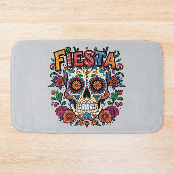 Item preview, Fiesta Mode On Sugar Skull designed and sold by Zakrytos ★★★★★.