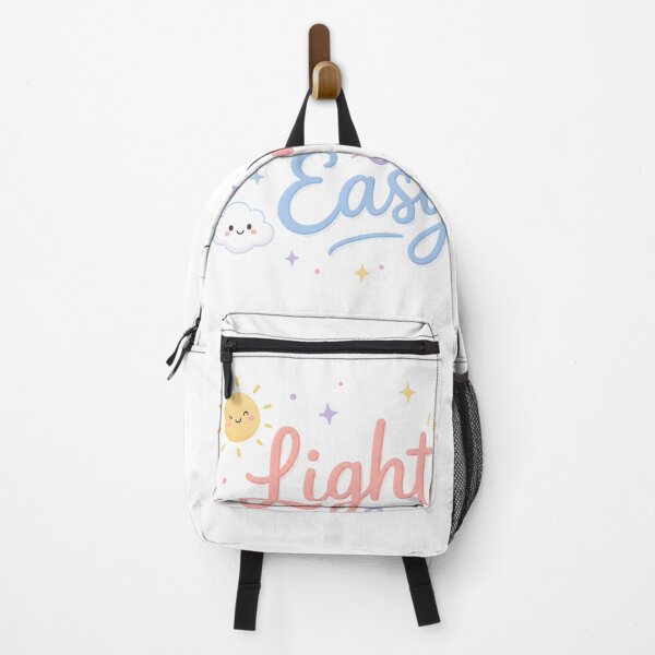 Item preview, Light & Easy Cute Aesthetic Design | Pastel Kawaii Quote Minimal Calm Vibes Art designed and sold by Sanika arts .