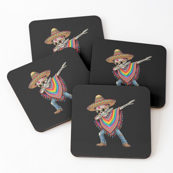 Item preview, Día De Los Muertos Dabbing Skeleton Mexican Fiesta Celebration designed and sold by FormalDehyena.